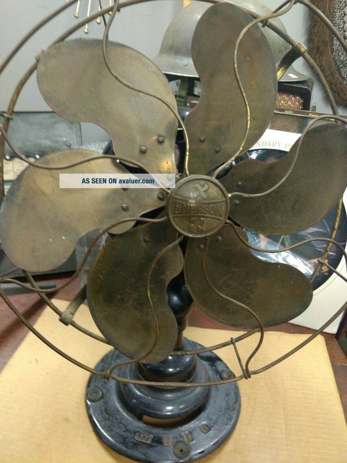 VINTAGE RARE EMERSON FAN 16666 SIX BLADE CAST HUB FAN NO SWITCH | #4262430