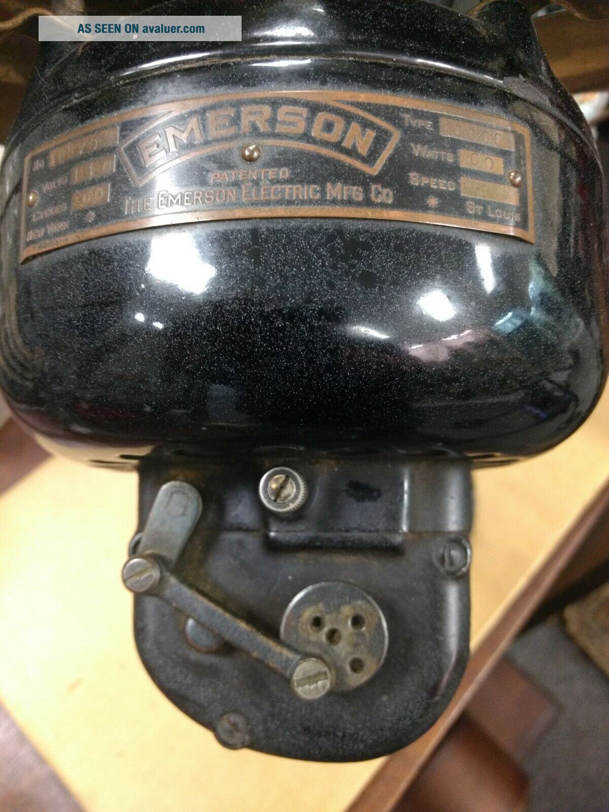 VINTAGE RARE EMERSON FAN 16666 SIX BLADE CAST HUB FAN NO SWITCH | #4262430