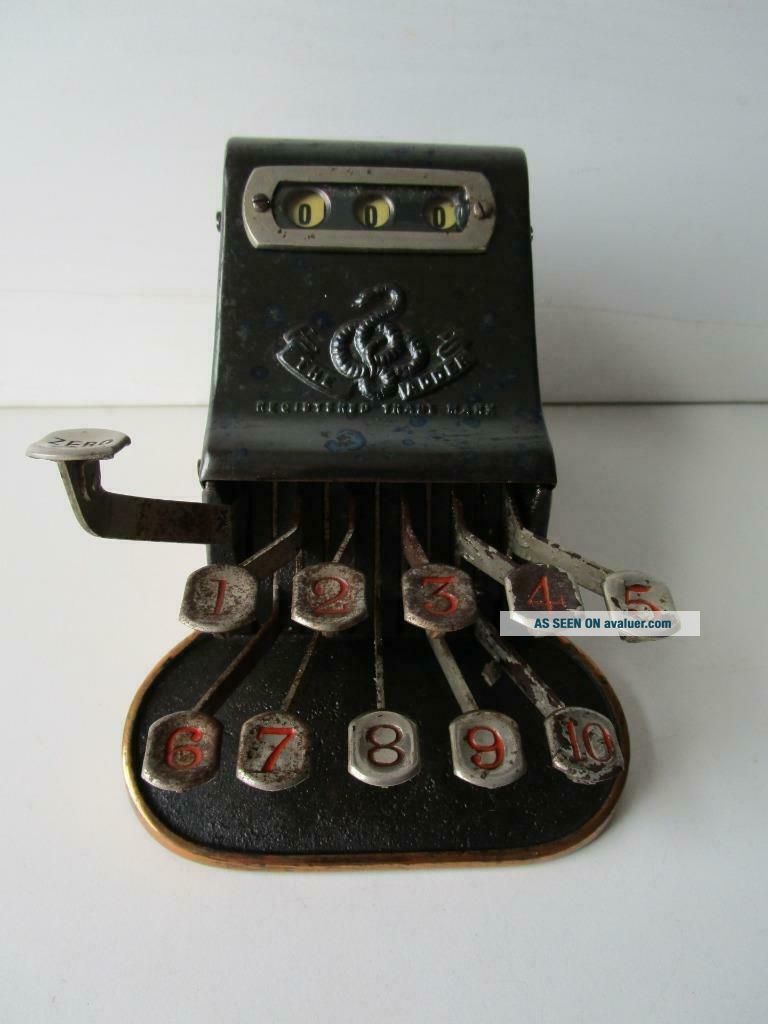 Antique The Adder Adding Machine Calculator - Serial No 567 - A.  Postans - 1902