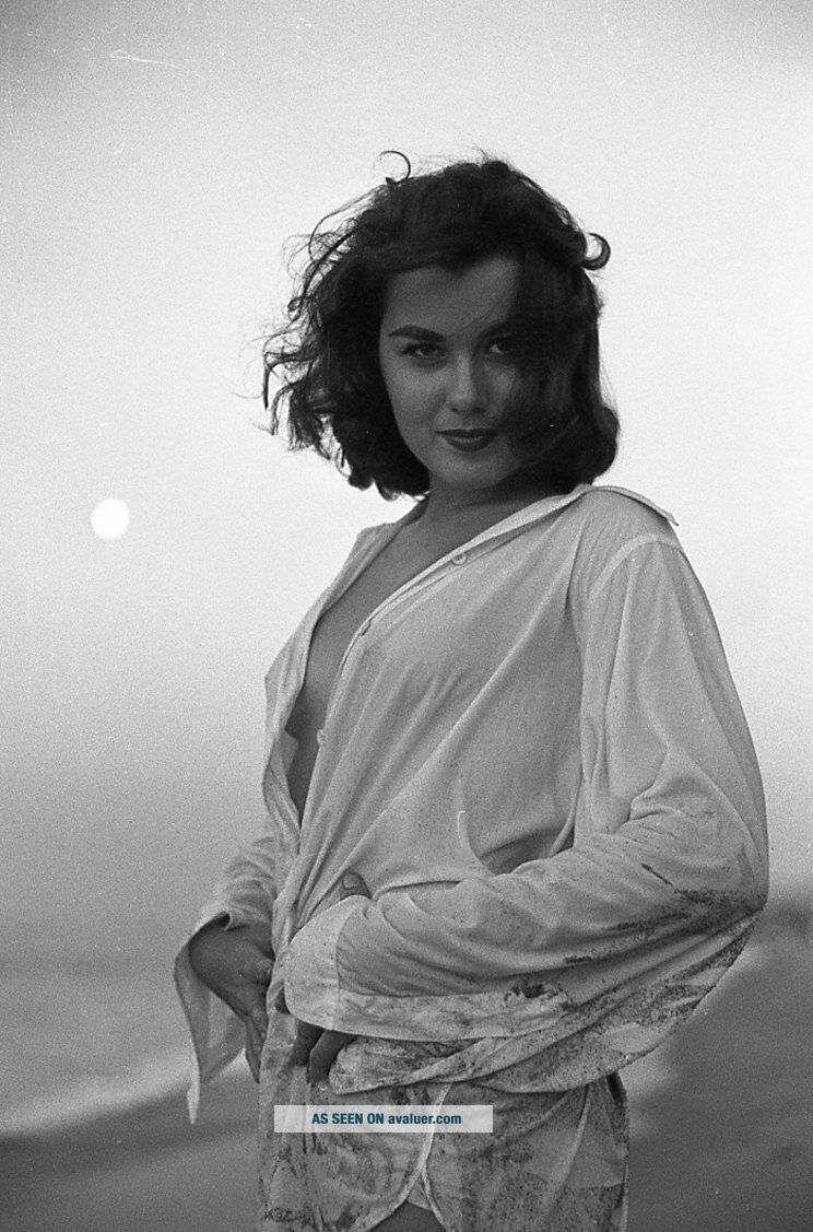 Donna Needham Model 1960s Ron Vogel Negative, Sexy Pin - Up Girl Donna Needham At The Beach ...