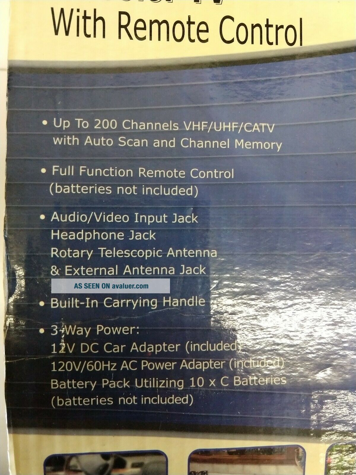 CompUSA Norwood Micro 6 " Color TV With Remote Control SF - CTV611 ...