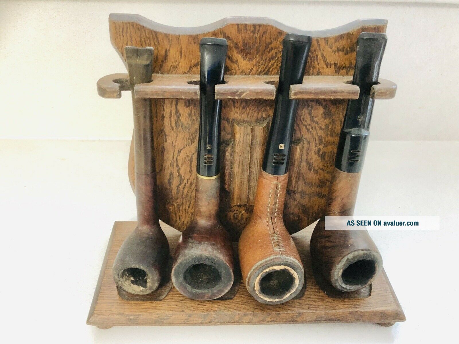 4 Old Vintage Carey & Clubman Tobacco Smoking Pipes & Wooden Handmade ...