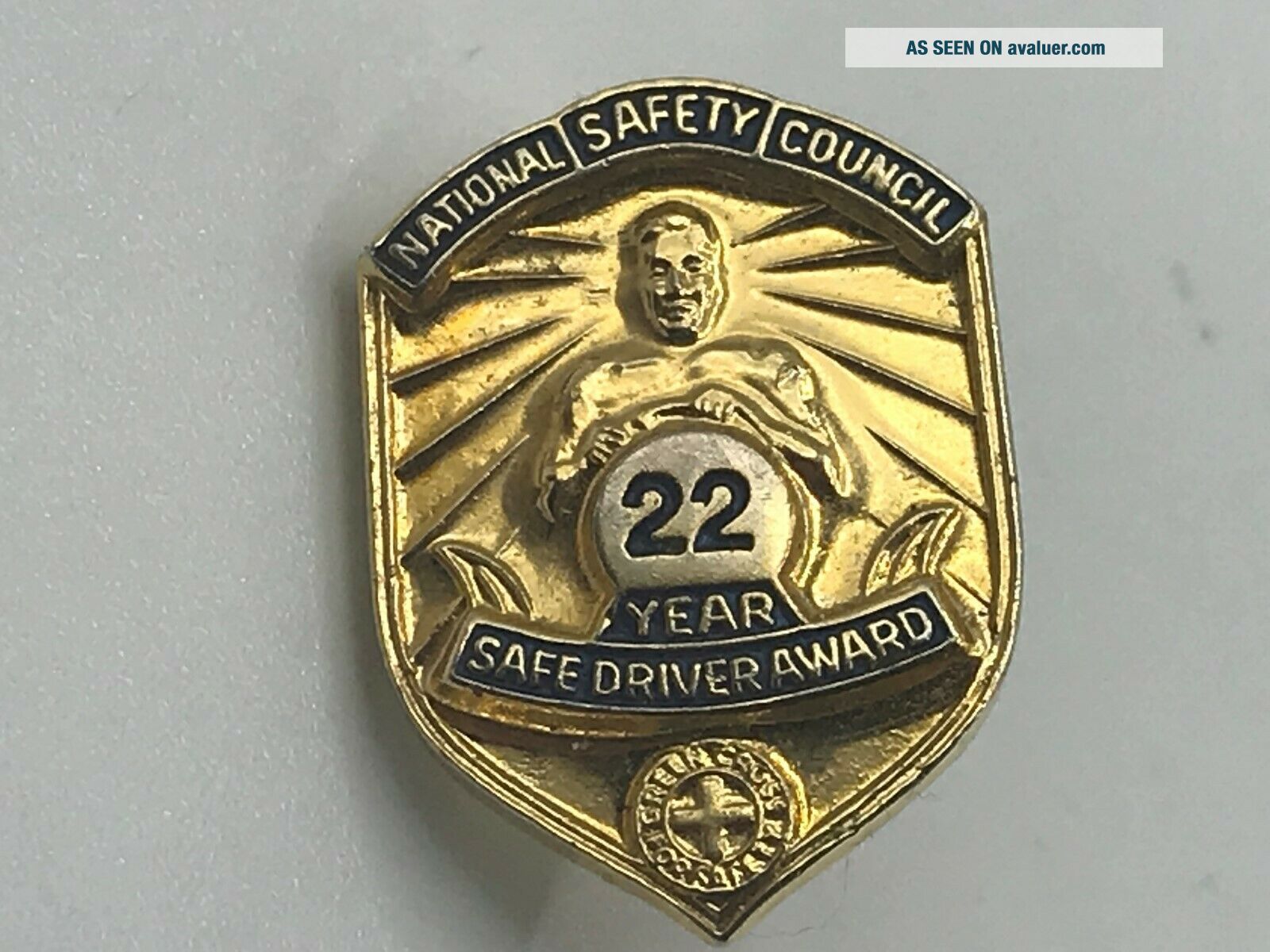National Safety Council 22 Year Safe Driving Award Lapel Pin A4 | #4579333