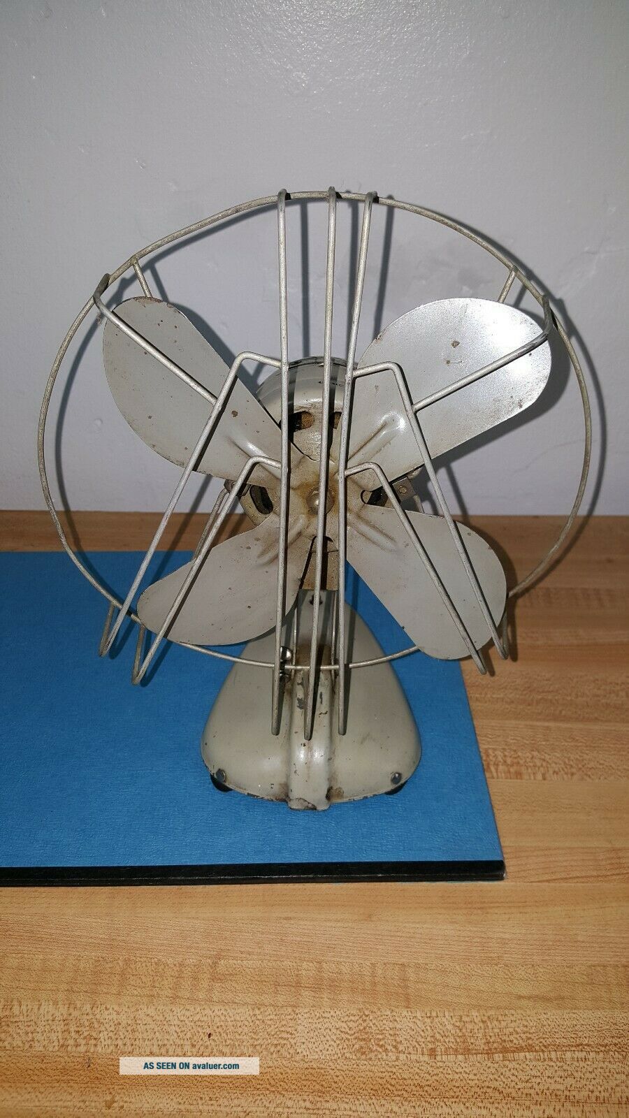 Antique RARE UNITED DRUG CO,  ELECTREX SMALL ELECTRIC METAL FAN,  MODEL X649