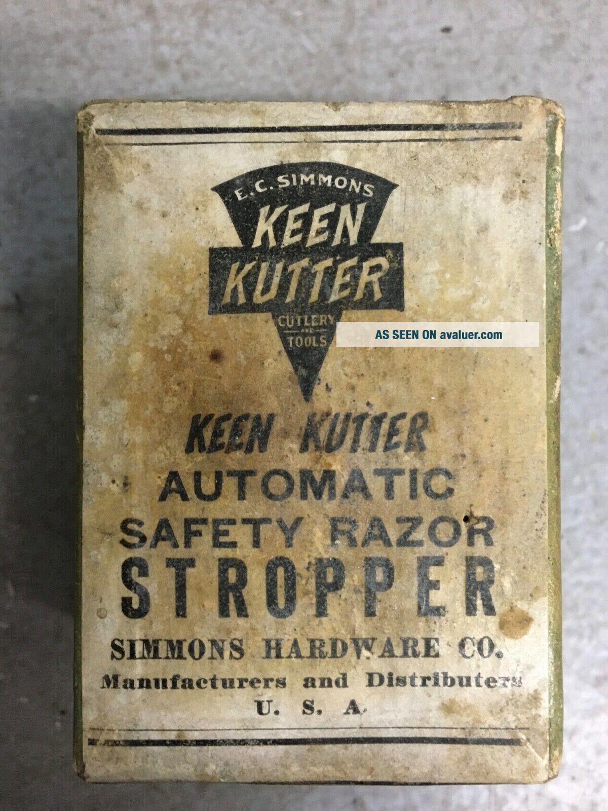 Vintage Keen Kutter K600 Simmons Hardware Automatic Safety Razor ...
