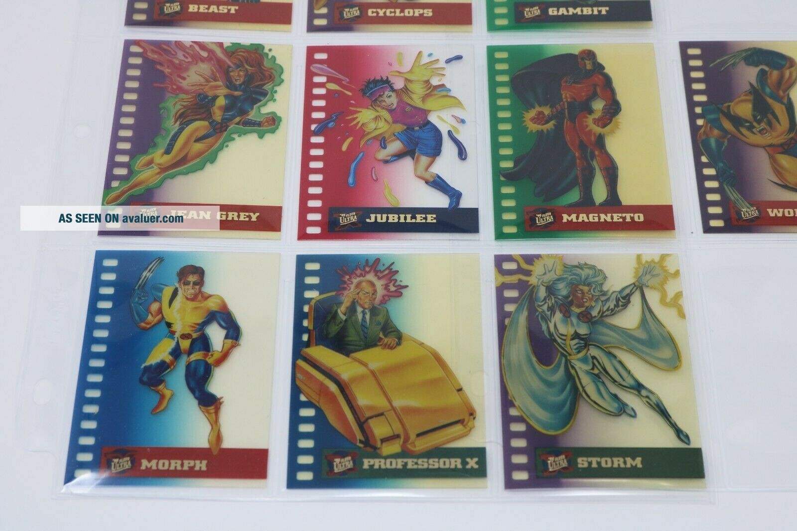 thumbnail image 2 of 1995 Fleer Ultra X-Men Suspended Animation Insert 10-Card Set – Wolverine, Storm 2 of 6