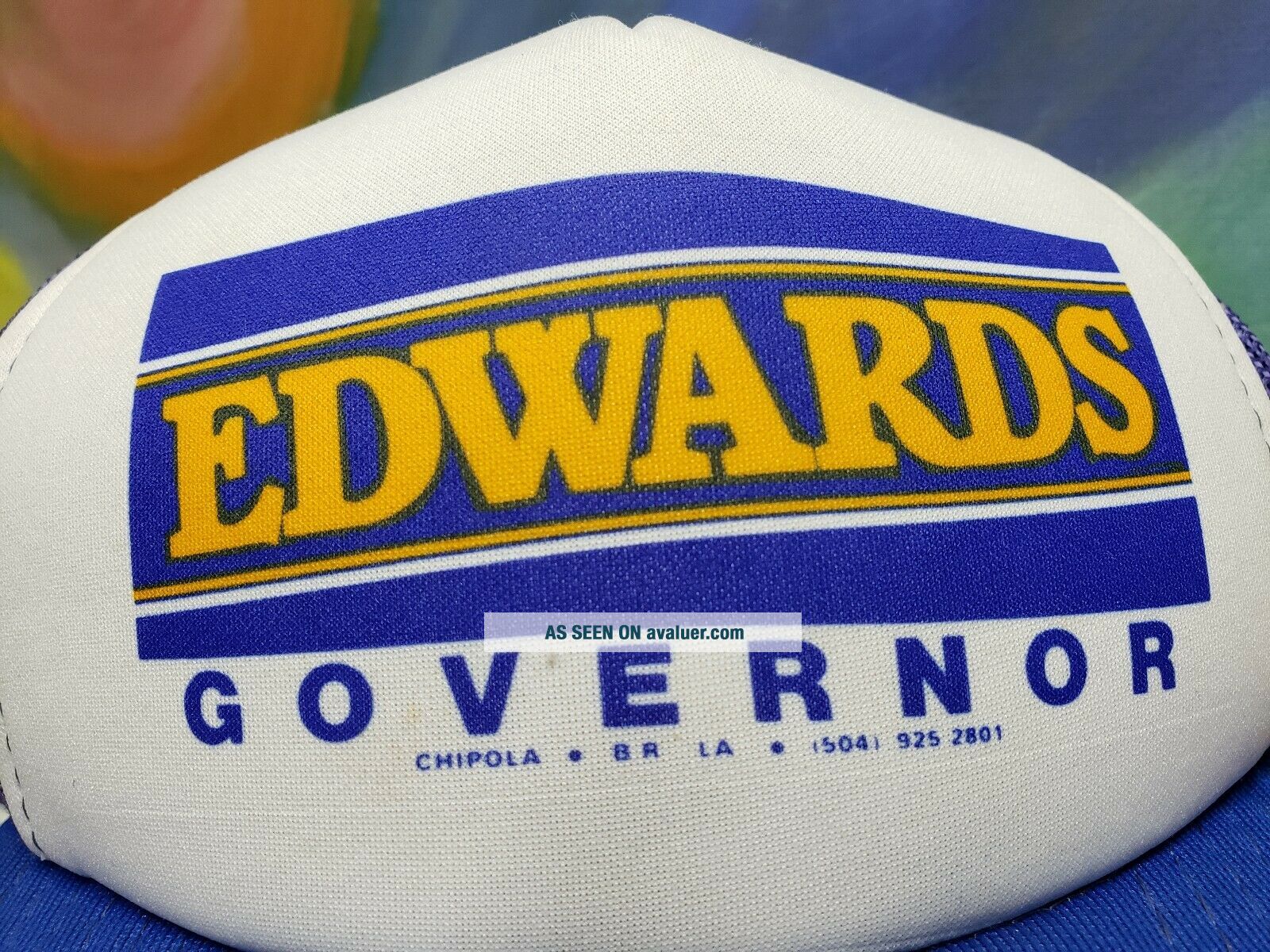 Louisiana Governor Edwin Edwards License Plate Vanity Tag Sign Baseball ...