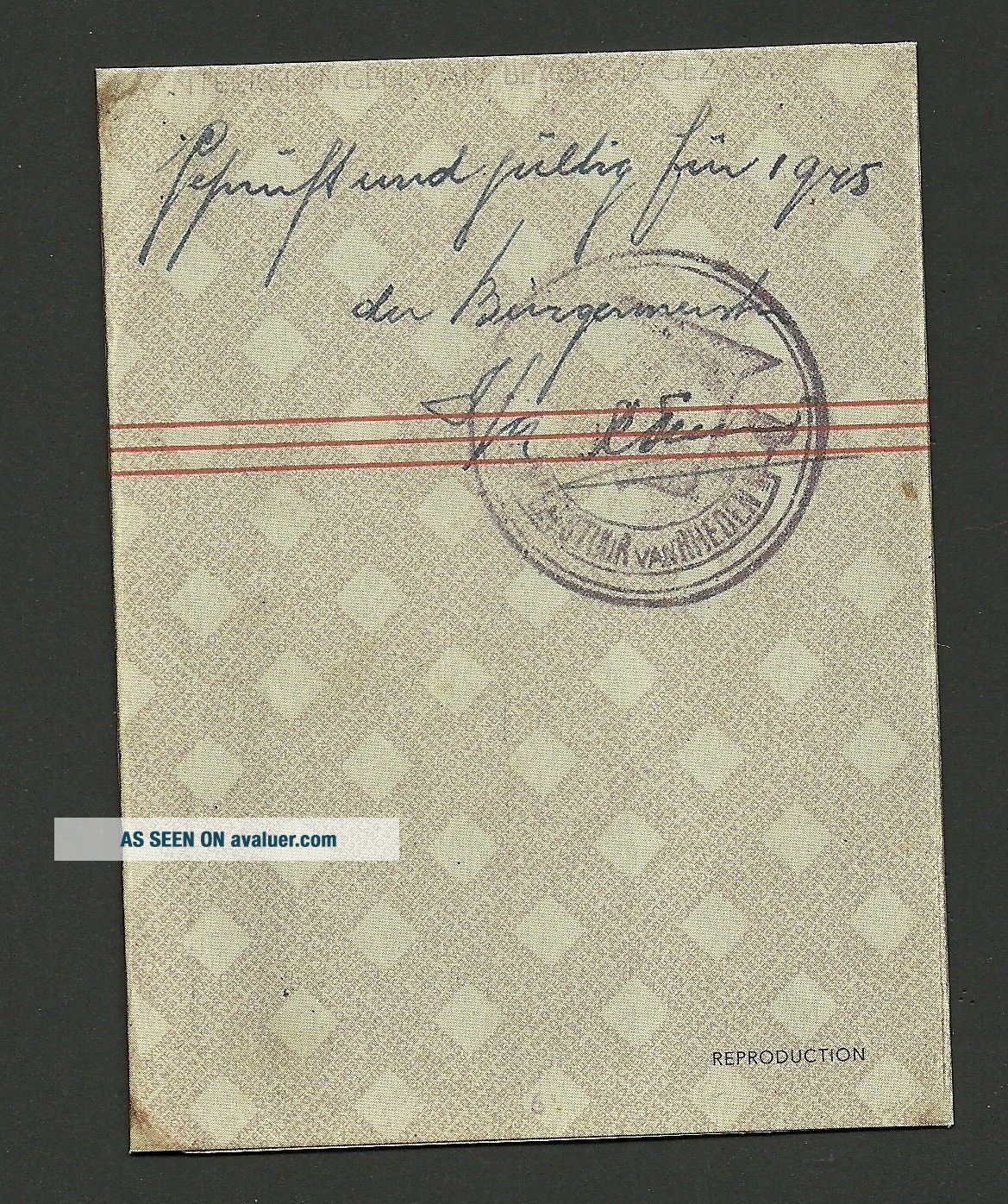 Audrey Hepburn Picture Passport Wartime Identification Card | #4957172