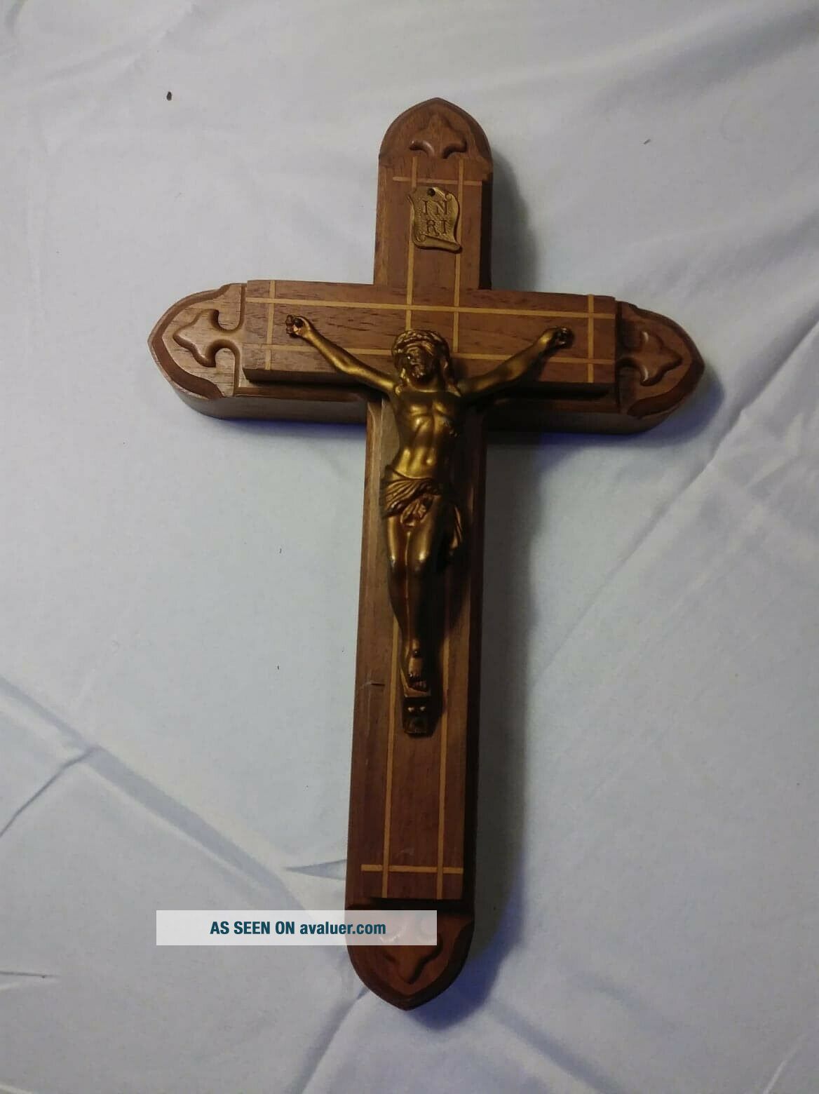 Vintage Catholic Sick Call Cross Crucifix Last Rites Jesus Christ ...
