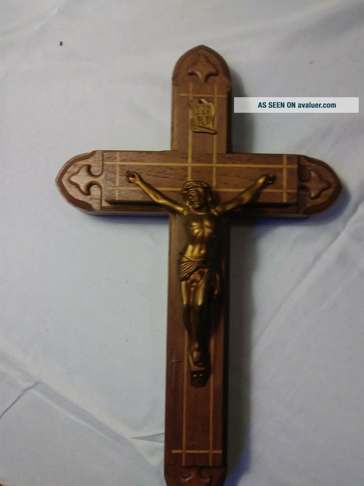 Vintage Catholic Sick Call Cross Crucifix Last Rites Jesus Christ ...