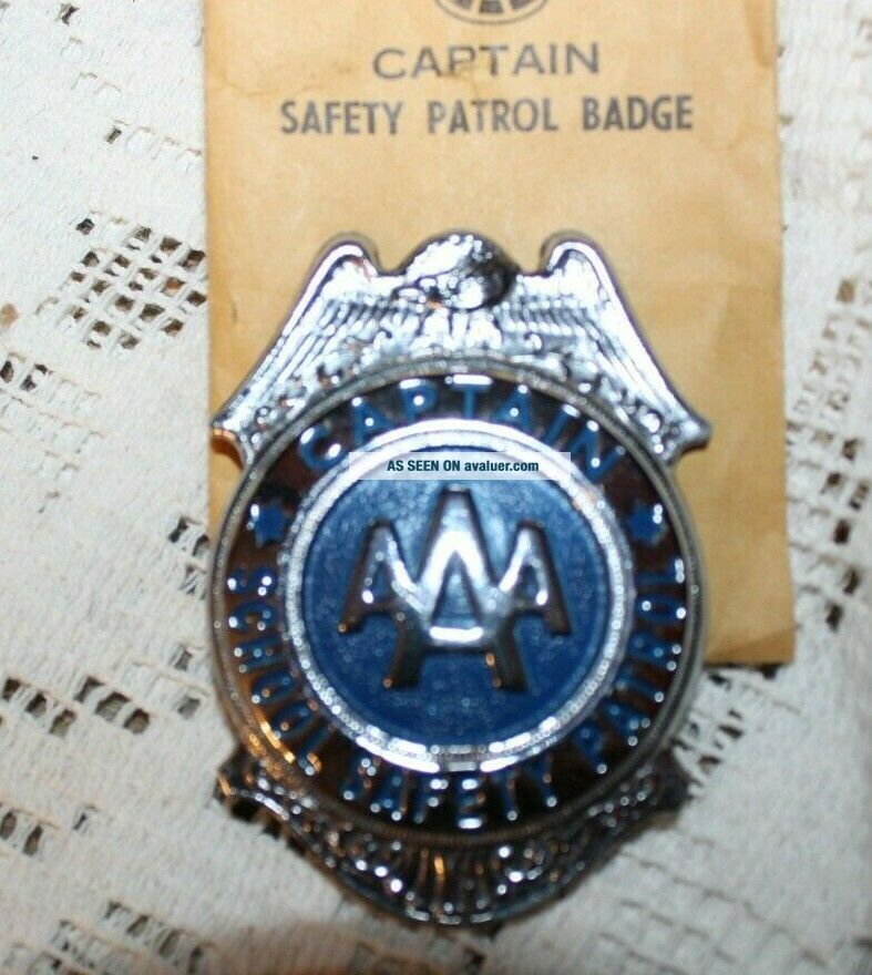 Vintage AAA PATROLMAN School Safety Patrol Badge | #5113512