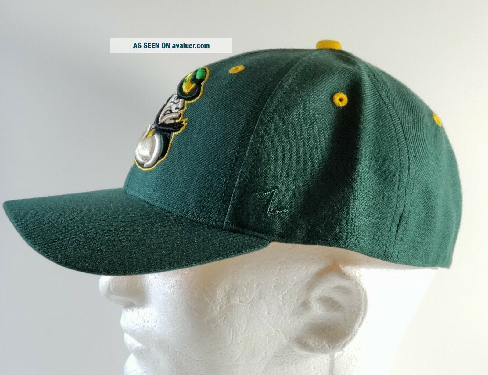 Notre Dame Fighting Irish Hat Green Yellow Fitted L Cap Legacy NCAA ...