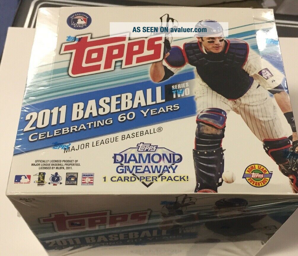 2011 TOPPS SERIES 2 Baseball Factory Jumbo Hobby HTA Box 10 Packs ...