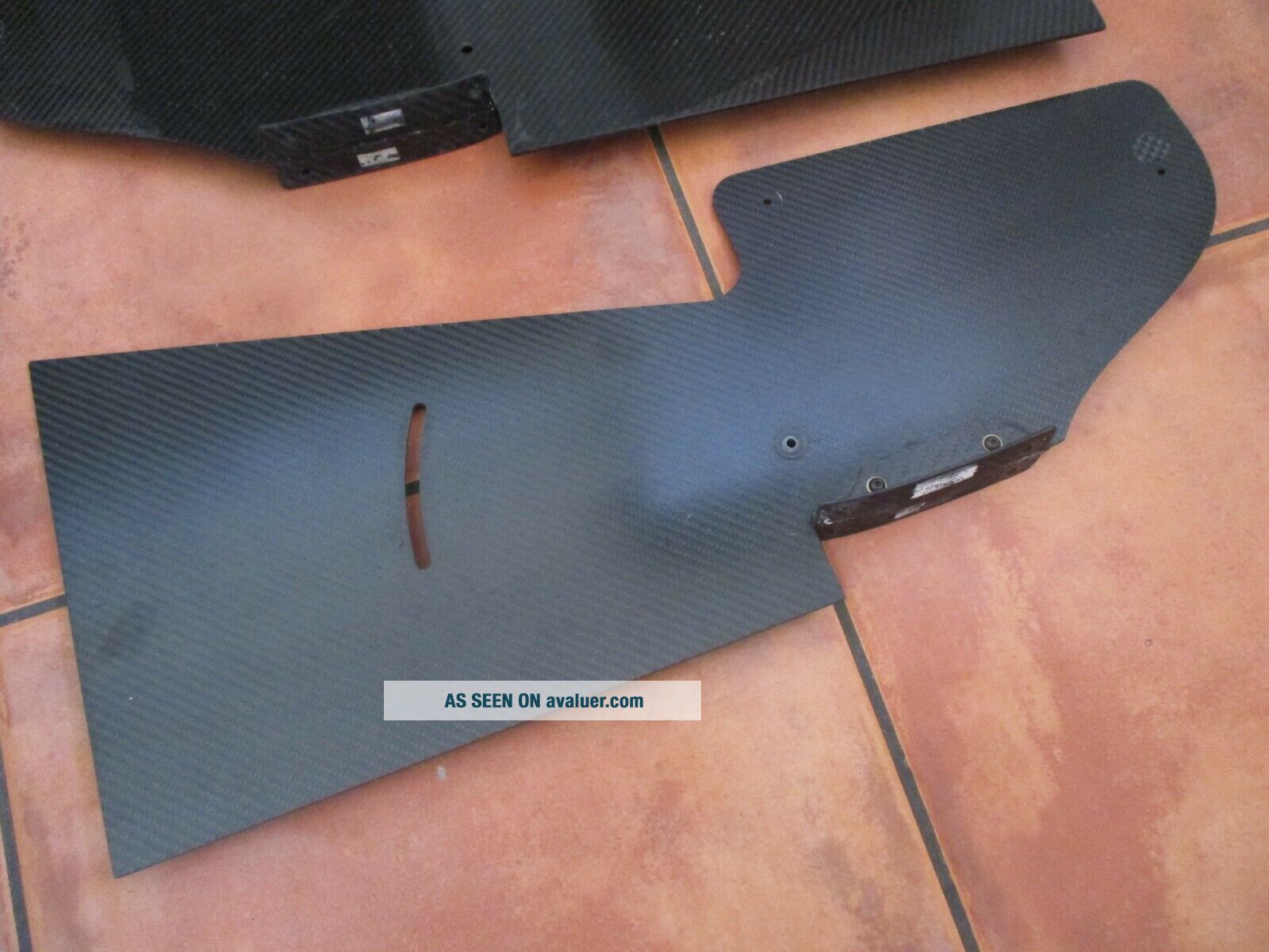 INDY CAR DALLARA DW12 CARBON FIBER ROAD COURSE FRONT WING SUPPORT END ...