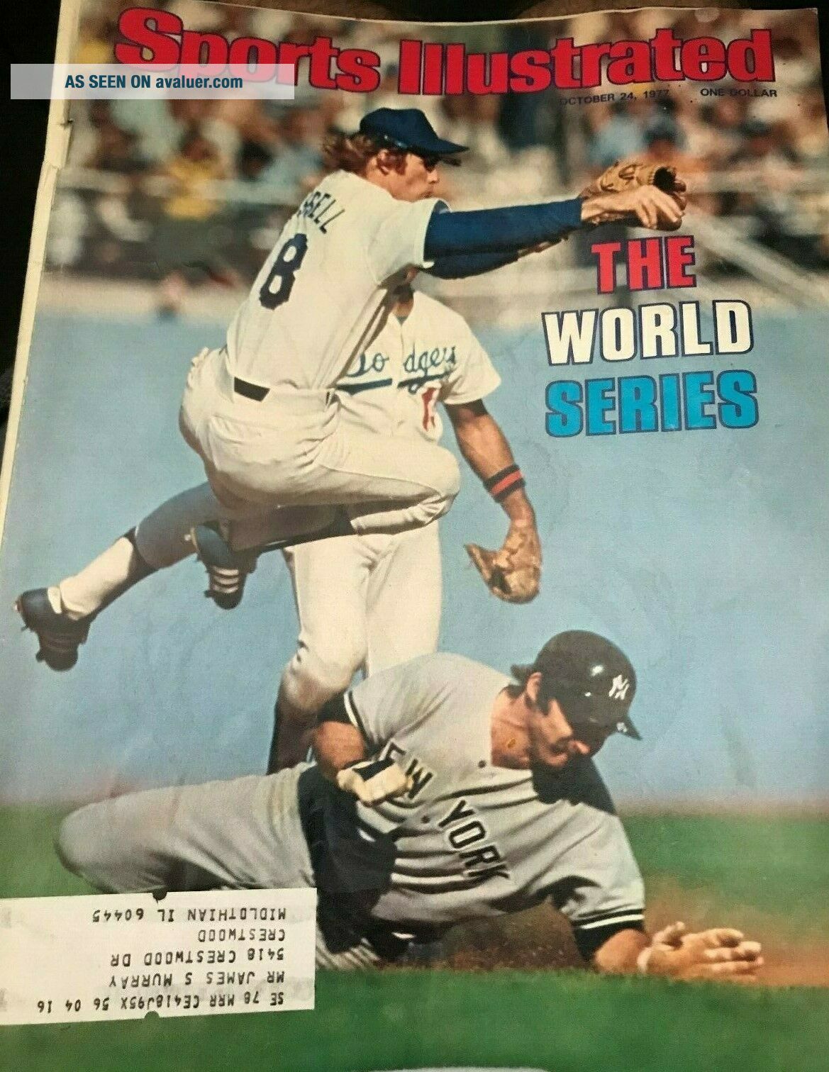 Sports Illustrated Oct 24, 1977 The World Series, York Yankees Vs LA ...