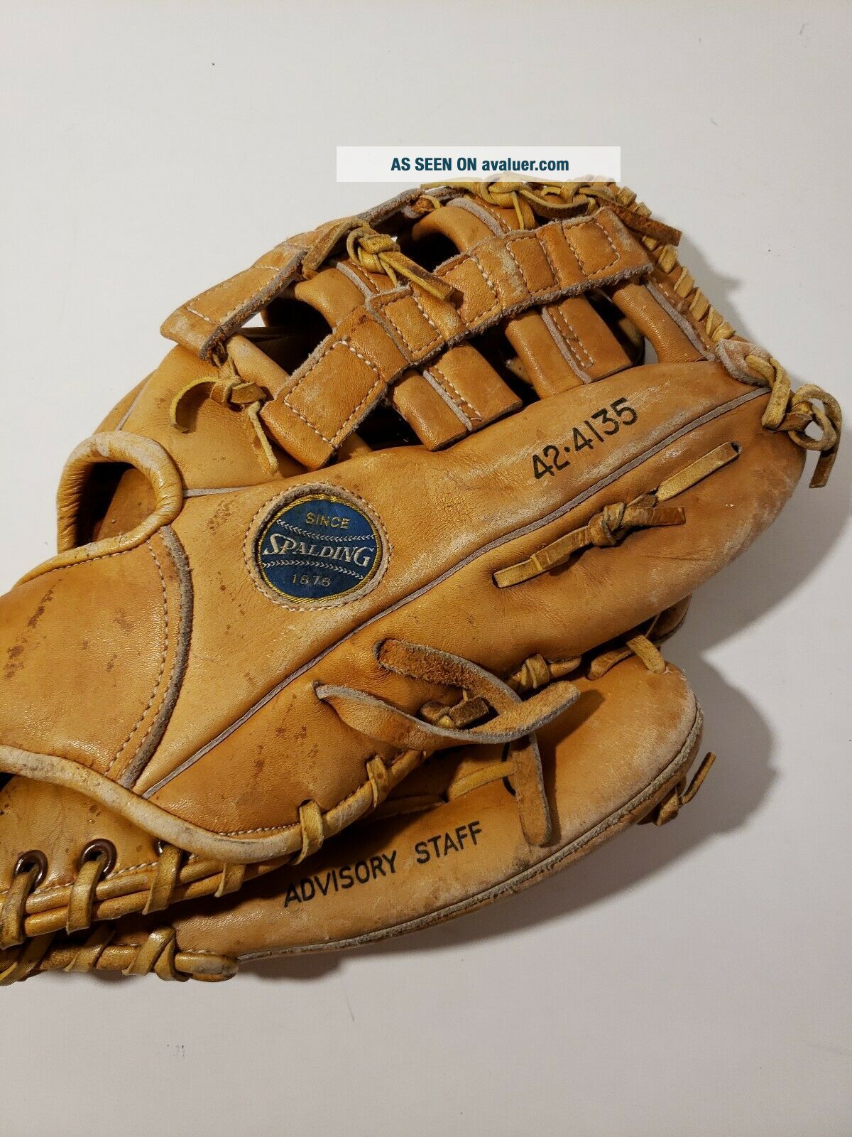 Vintage Spalding Baseball Glove 42 - 4135 RICK MONDAY Leather Right ...