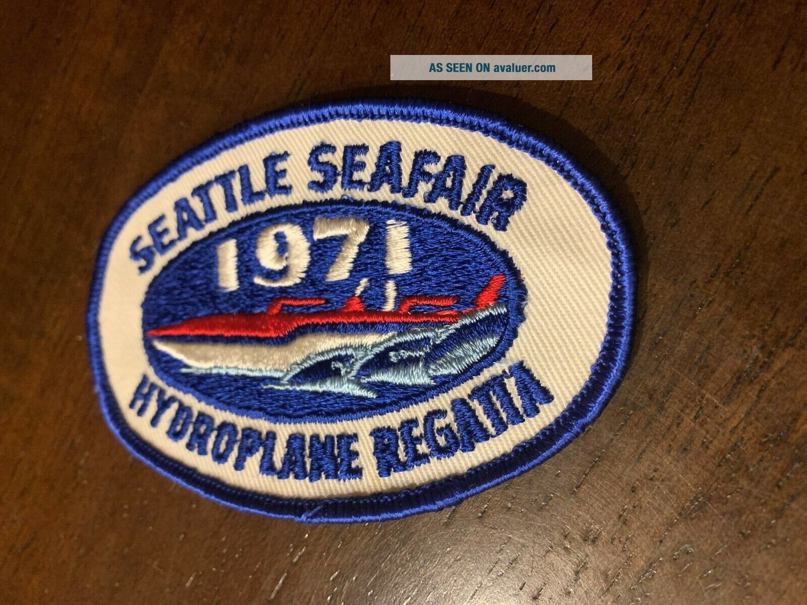 1971 Seattle Seafair Unlimited Hydroplane Racing Regatta Patch APBA ...