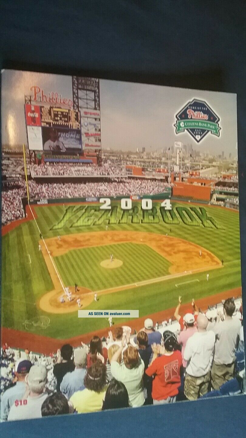 2004 Philadelphia Phillies Official Yearbook Citizens Bank Park | #6215943
