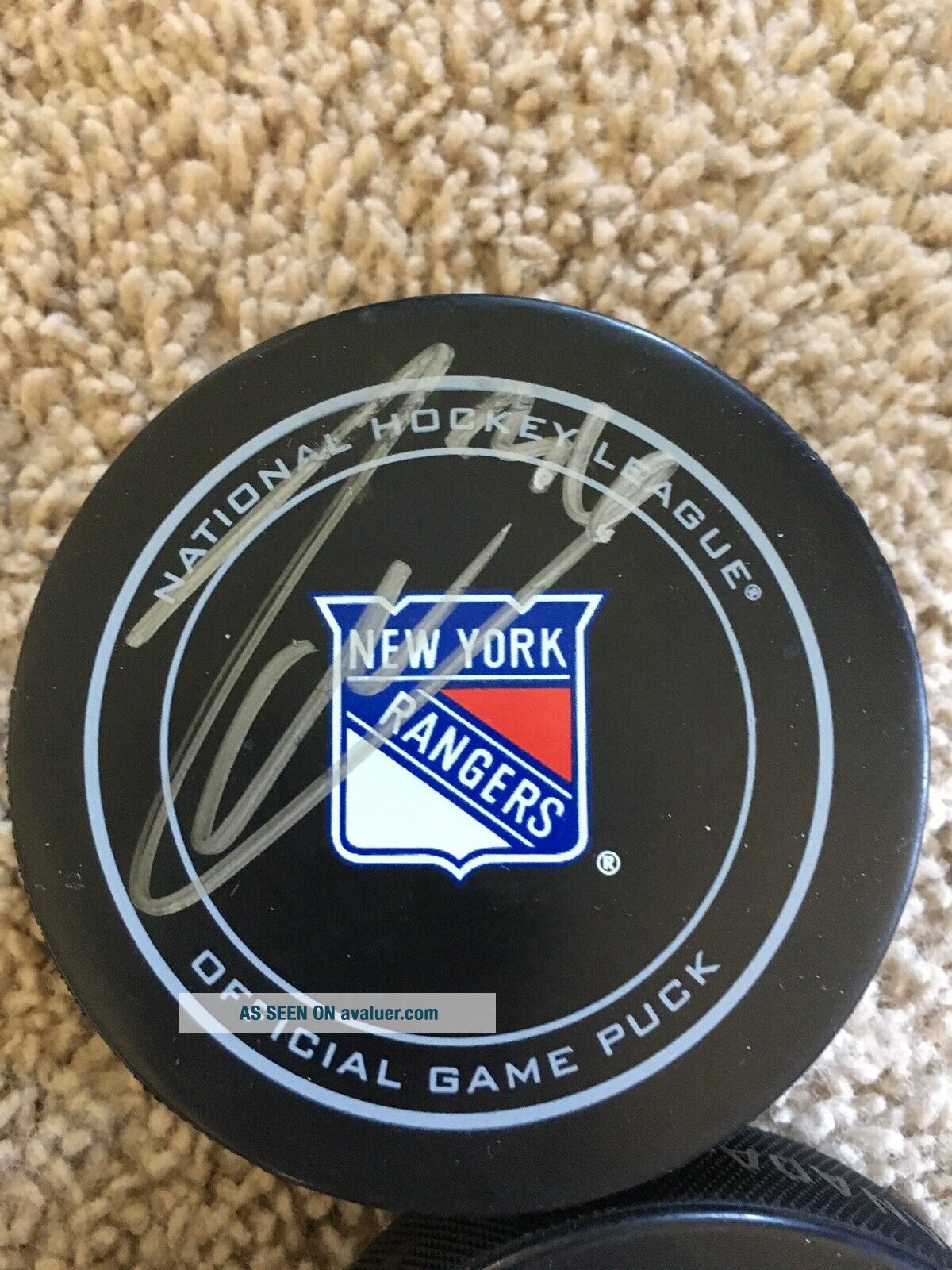 Signed Pucks York Rangers NHL Official Signed/autographed Pucks (All Pucks) | #6431104