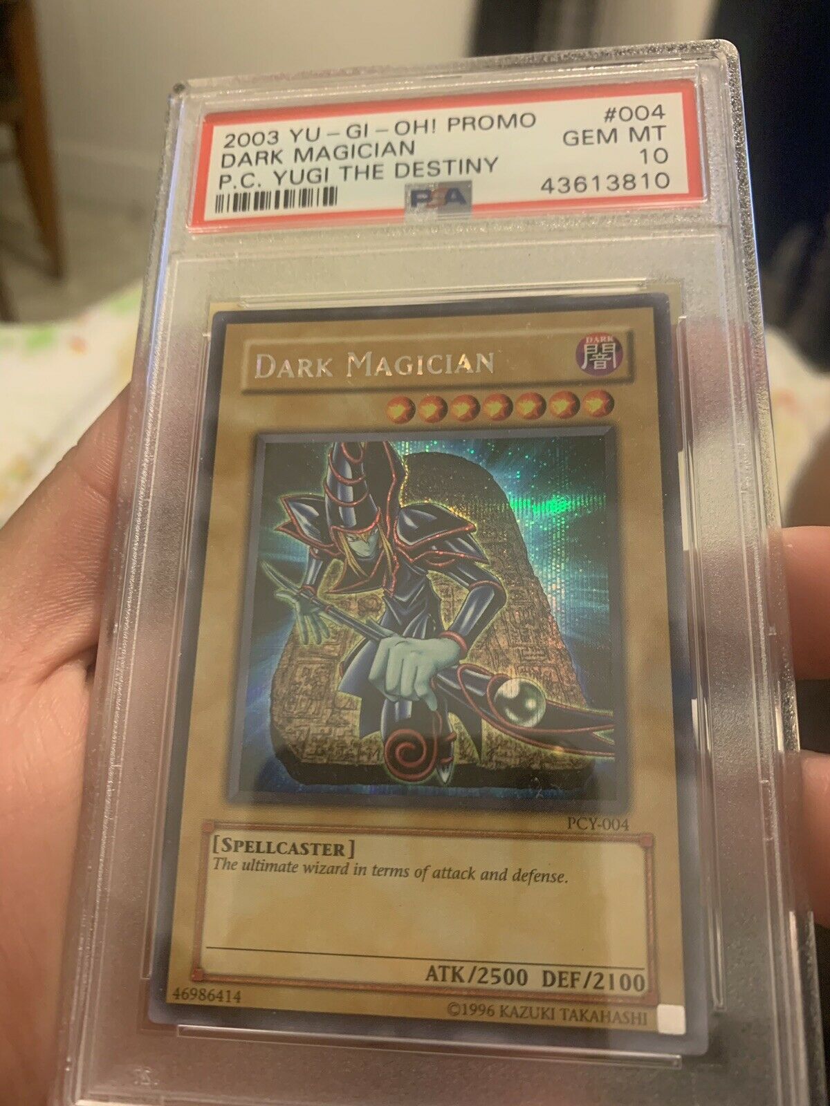 Yu-Gi-Oh! Carta Dark Magician (PCY-004) – Secret Rare, Power Of Chaos Yugi The Destiny PC Promo - 4