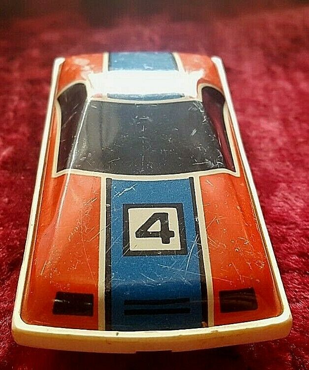 Rare Vintage Old Russian USSR Racing Car metal Toy kids