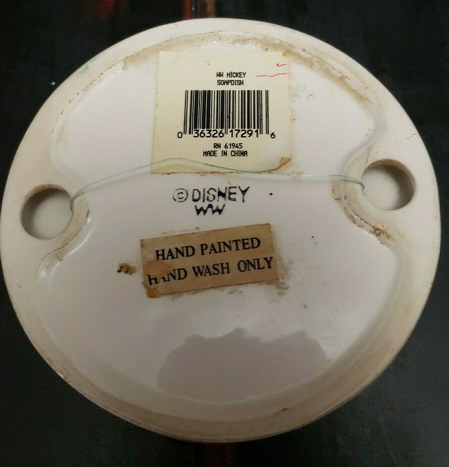 Rare Vintage Mickey Mouse Soap Dish 19935720