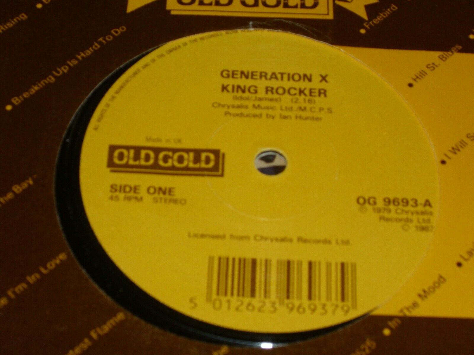 GENERATION X King Rocker Valley Of The Dolls 7 