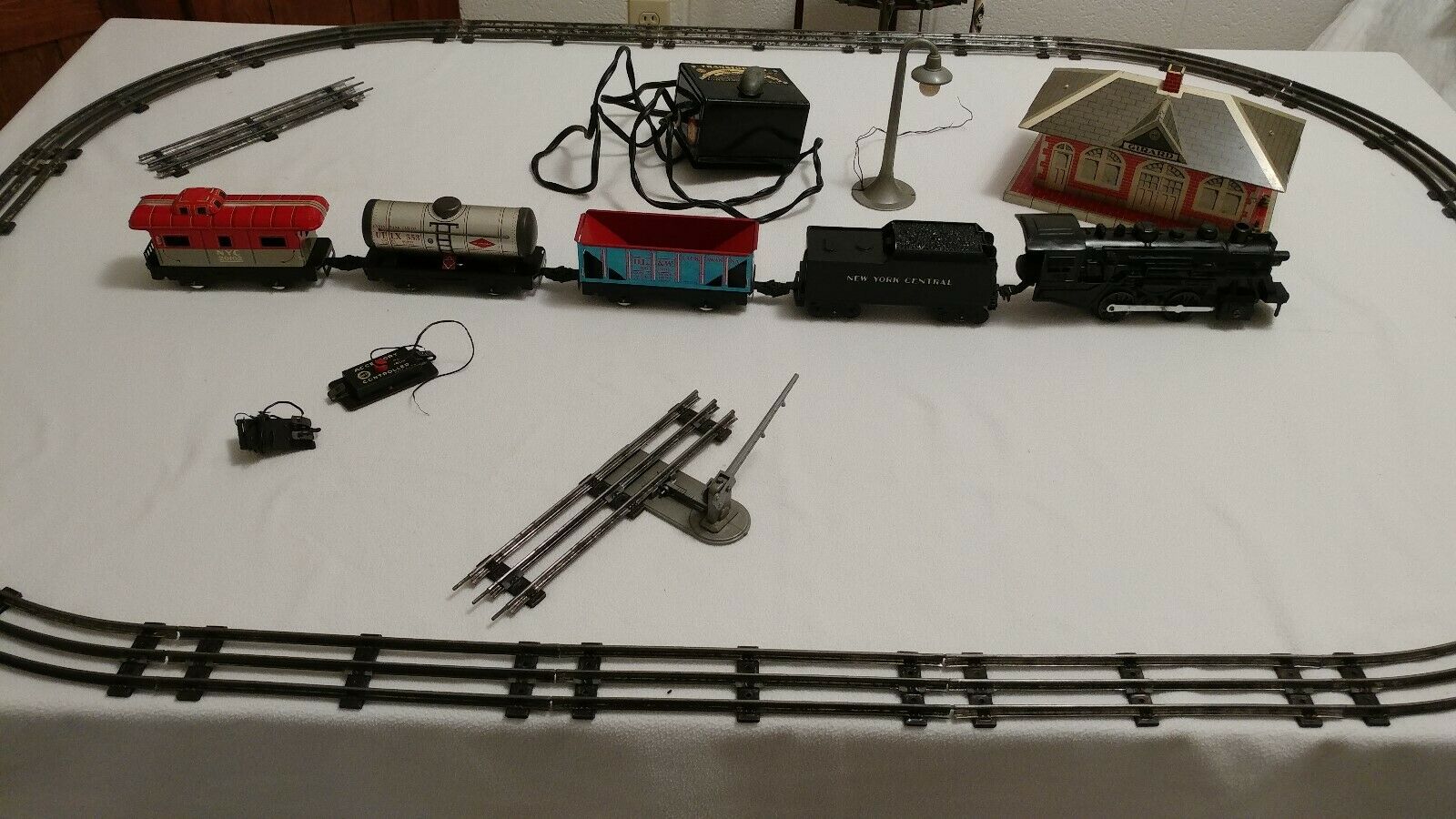 RARE 4222 LOUIS MARX Stream Line Steam Type Electrical Train Set Near ...