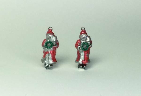 Set Of 2 Vintage Old World Santa Claus Christmas Ornaments | #20159559