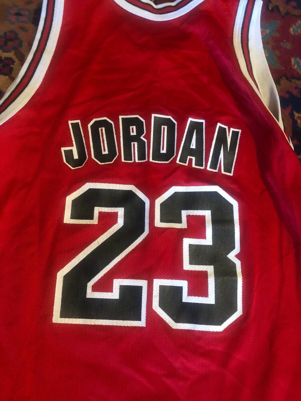 VTG Champion Chicago Bulls Michael Jordan NBA Jersey Youth Kids SZ M vtg-champion-chicago-bulls-michael-jordan-nba-jersey-youth-kids-sz-m