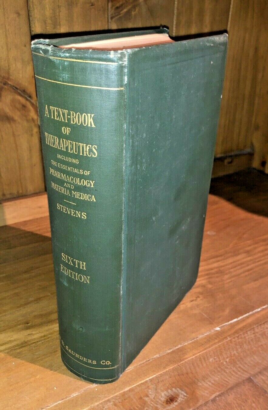 VG, Textbook Of Therapeutics 1924 Pharmacology Antique Medical Book ...